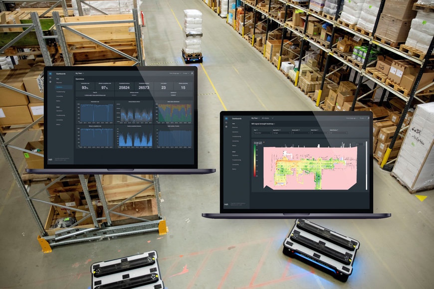 MiR presenta un nuovo software basato su cloud per l'ottimizzazione delle flotte robot